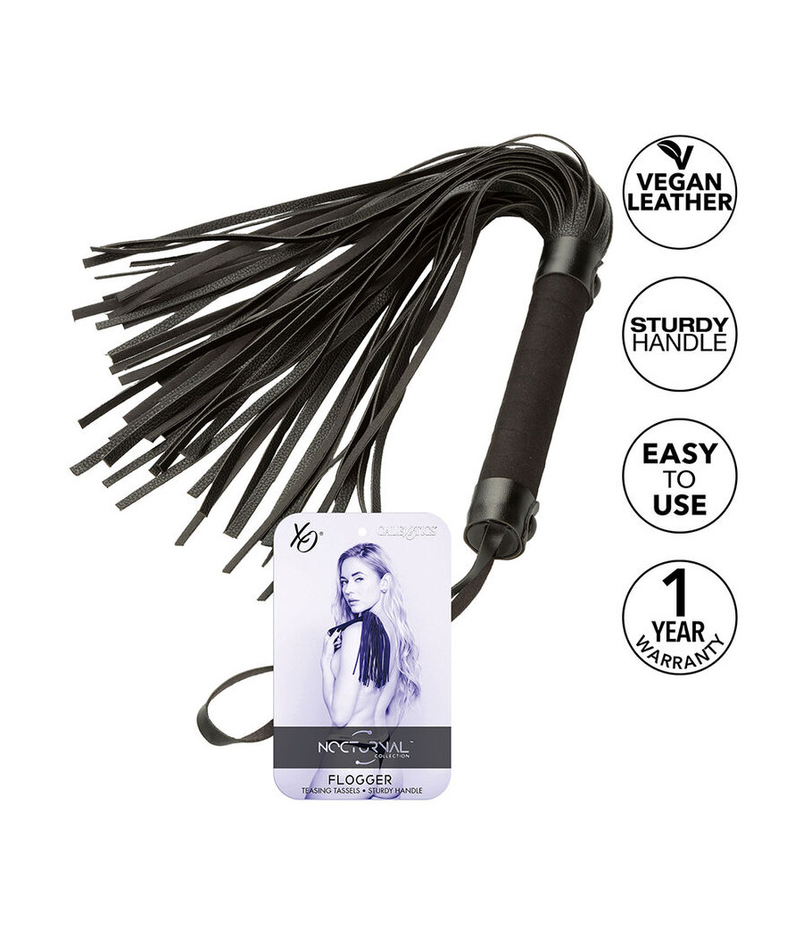 CALEXOTICS - NOCTURNAL FLOGGER LEDER SCHWARZ