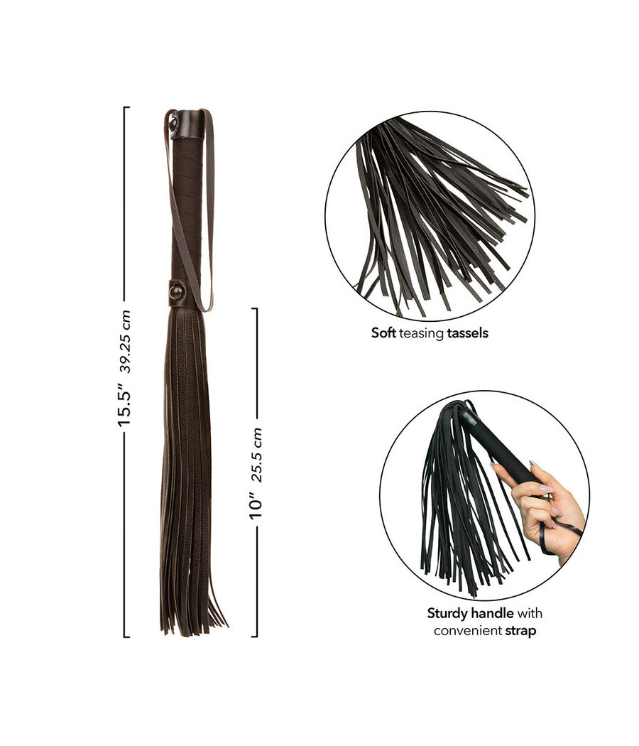 CALEXOTICS - NOCTURNAL FLOGGER CUIR NOIR