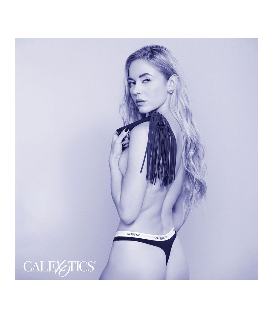 CALEXOTICS - NOCTURNAL FLOGGER LEATHER BLACK