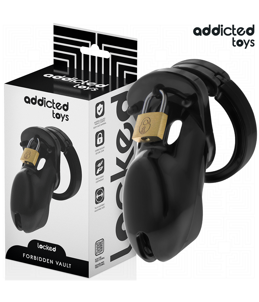 ADDICTED TOYS LOCKED - VERBOTENES PENISKÄFIG 10 CM