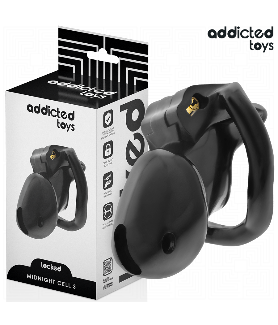 ADDICTED TOYS LOCKED - MINDNIGHT CELL JAULA PARA PENE TALLA S