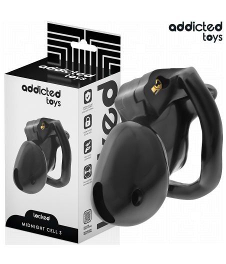 ADDICTED TOYS LOCKED - MINDNIGHT CELL PENIS CAGE SIZE S