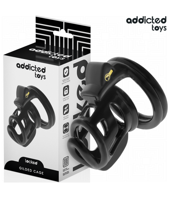ADDICTED TOYS LOCKED - GILDEN CAGE JAULA PARA PENE DE SILICONA 8,5 CM