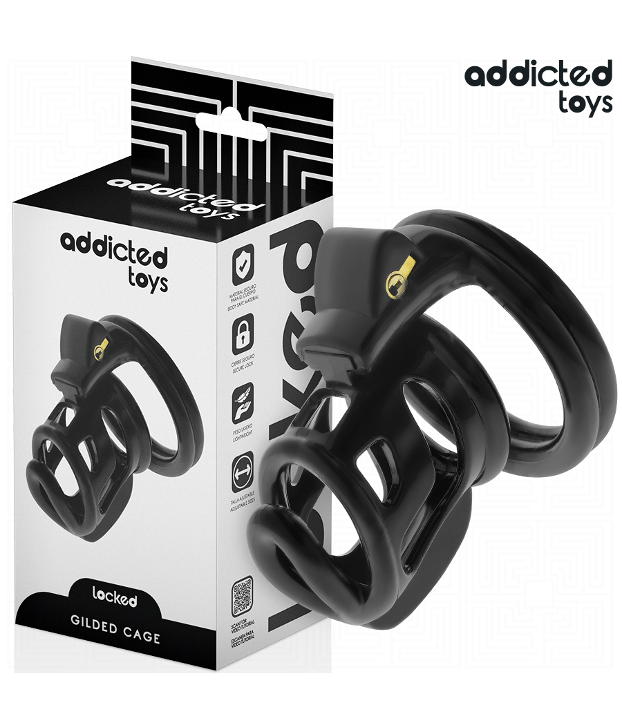 ADDICTED TOYS LOCKED - GAIOLA GILDEN GAIOLA PARA PÊNIS 8,5 CM