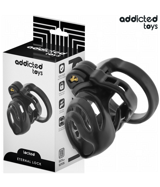 ADDICTED TOYS LOCKED - ETERNAL LOCK PENIS CAGE 9 CM