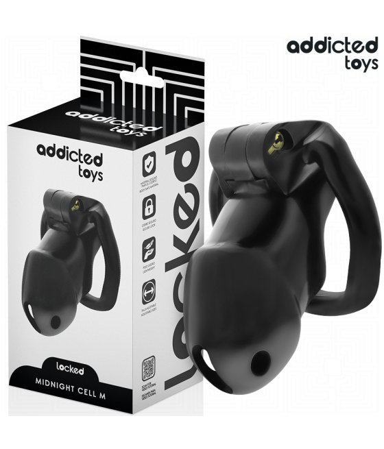 ADDICTED TOYS LOCKED - MINDNIGHT CELL JAULA PARA PENE TALLA M