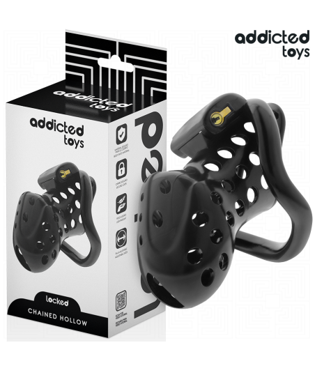 ADDICTED TOYS LOCKED - GABBIA PER PENE CAVA CON CATENA 10,5 CM