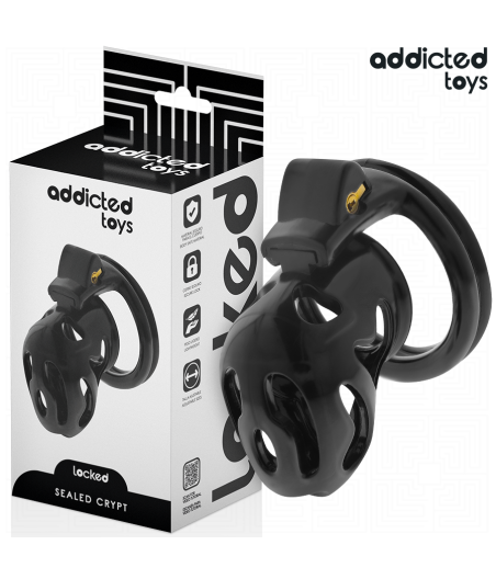 ADDICTED TOYS LOCKED - À PÉNIS CRYPTÉE VERROUILLÉE ET SCELLÉE 8 CM