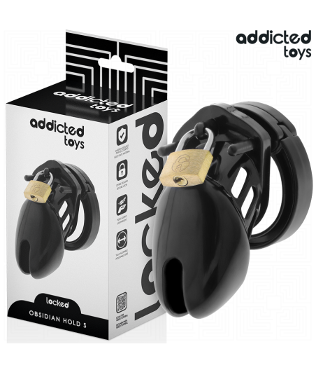 ADDICTED TOYS LOCKED - GABBIA PER PENE OBSIDIAN HOLD TAGLIA S