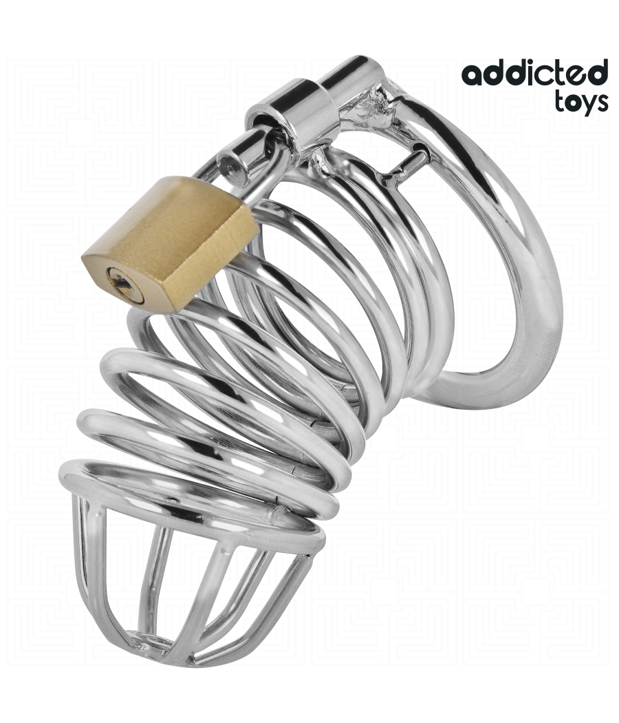 ADDICTED TOYS LOCKED - IRON CELL METALL-PENISKÄFIG 4 CM GRÖSSE S