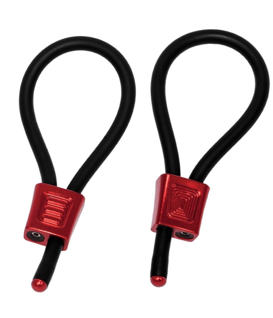 ELECTRASTIM - PRESTIGE ELECTRA LOOPS ANNEAUX PÉNIENS RÉGLABLES ROUGES