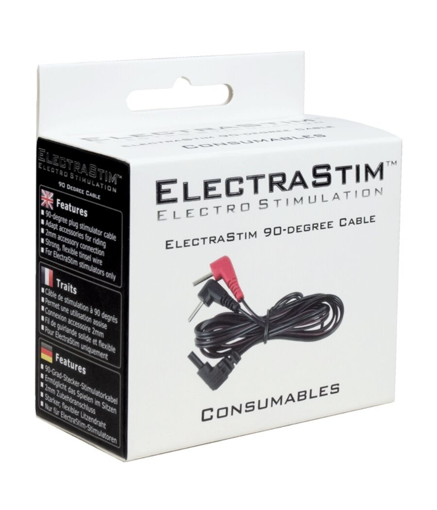 ELECTRASTIM - CÂBLES DE STIMULATION À 90 DEGRÉS