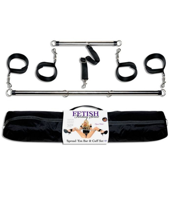 FETISH FANTASY SERIES - CONJUNTO SPREAD EM BAR E CUFF