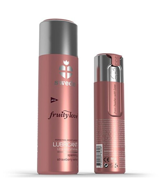 SWEDE - FRUITY LOVE LUBRICANTE FRESAS CON CHAMPAGNE 100 ML