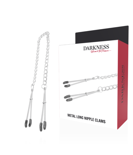 DARKNESS - ADJUSTABLE METAL NIPPLE Clamps