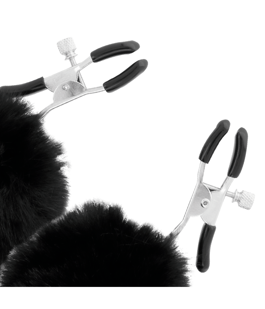 DARKNESS - NIPPELKLAMMERN MIT POM POMS 1