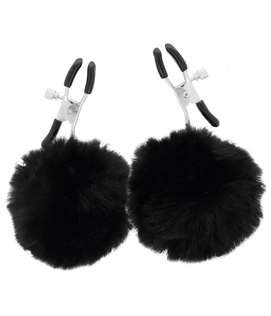 DARKNESS - NIPPELKLAMMERN MIT POM POMS 1