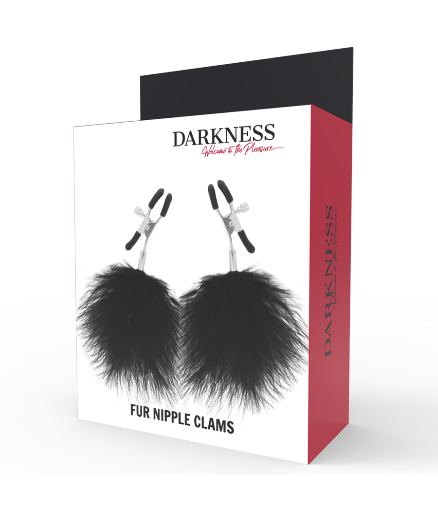 DARKNESS - PINZAS PARA PEZONES CON POMPONES 2