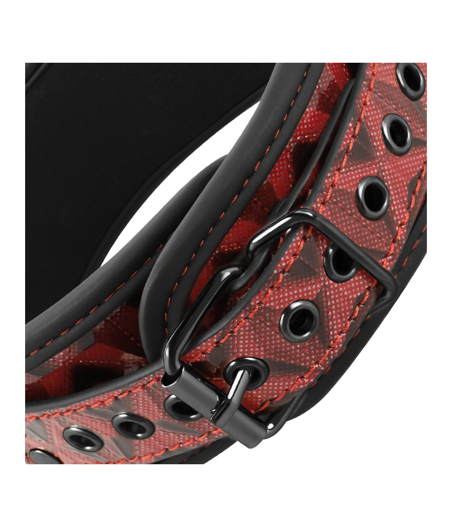 BEGME - RED EDITION HALSBAND MIT NIPPELKLEMMEN MIT NEOPRENFUTTER