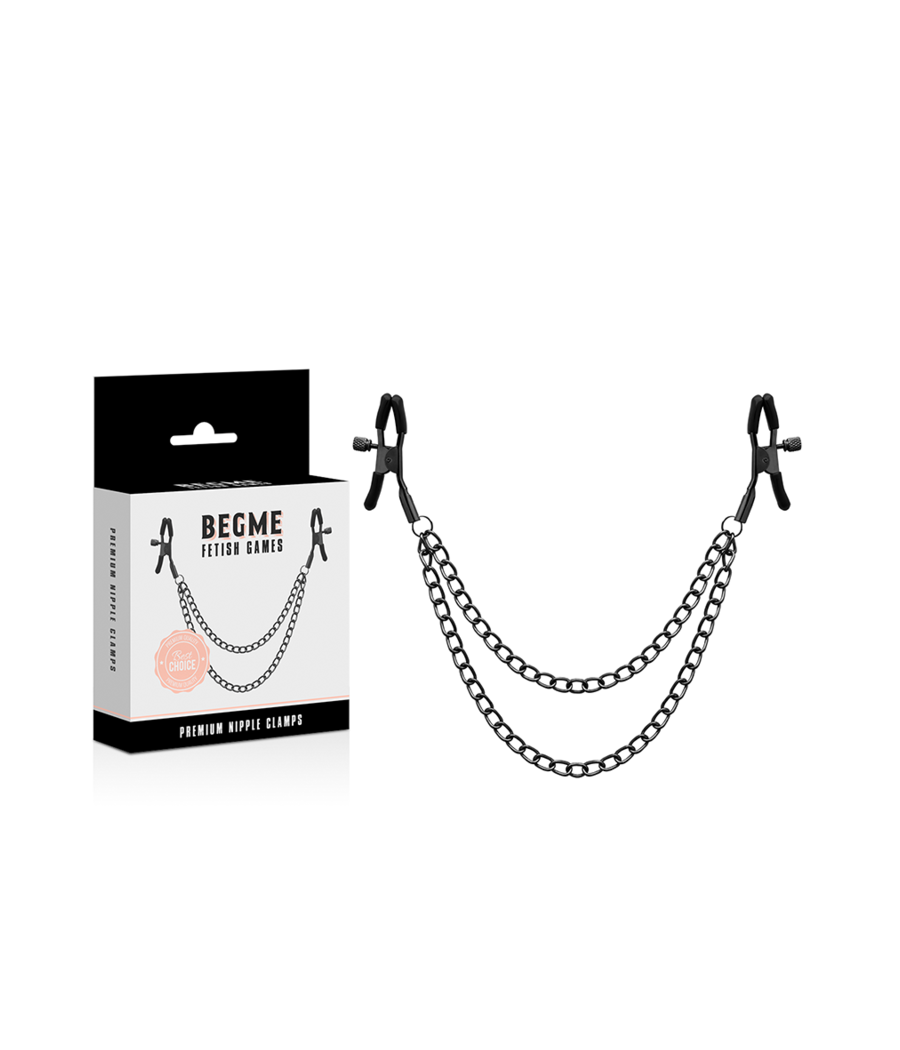 BEGME - RED EDITION NIPPLE CLIPS WITH CHAIN