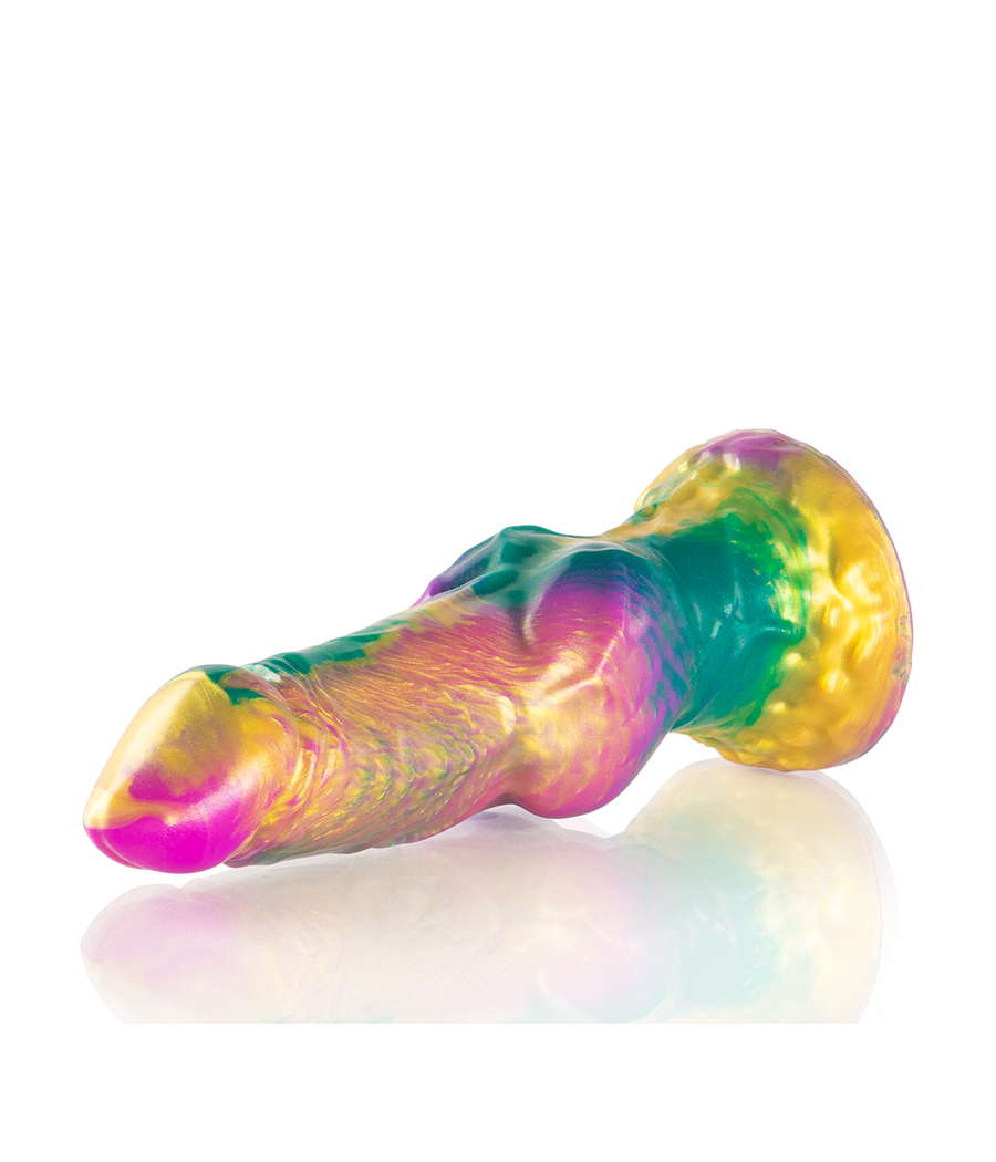 EPIC - IRIS DILDO COM TESTÍCULOS DE PRAZER ARCO-ÍRIS