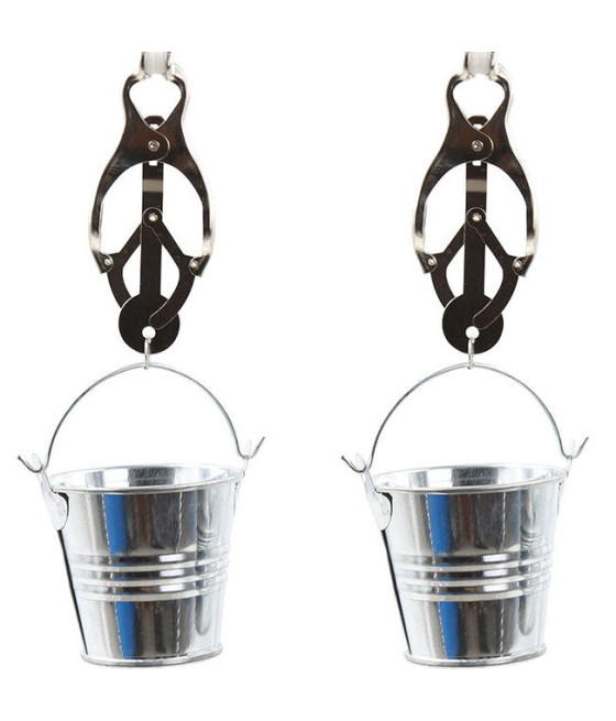 OHMAMA FETISH NIPPLE CLAMPS WITH BUCKETS