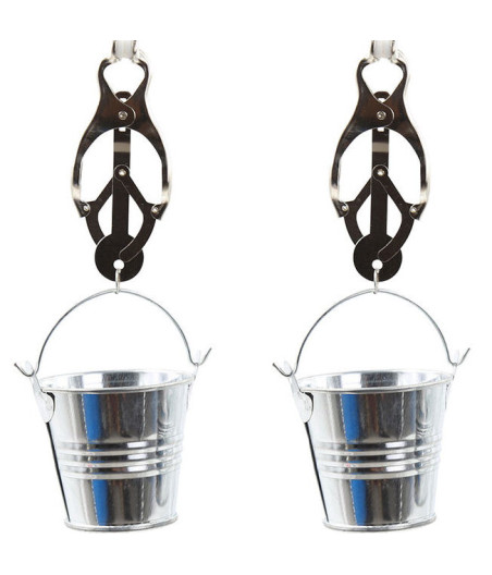 OHMAMA FETISH NIPPLE CLAMPS WITH BUCKETS
