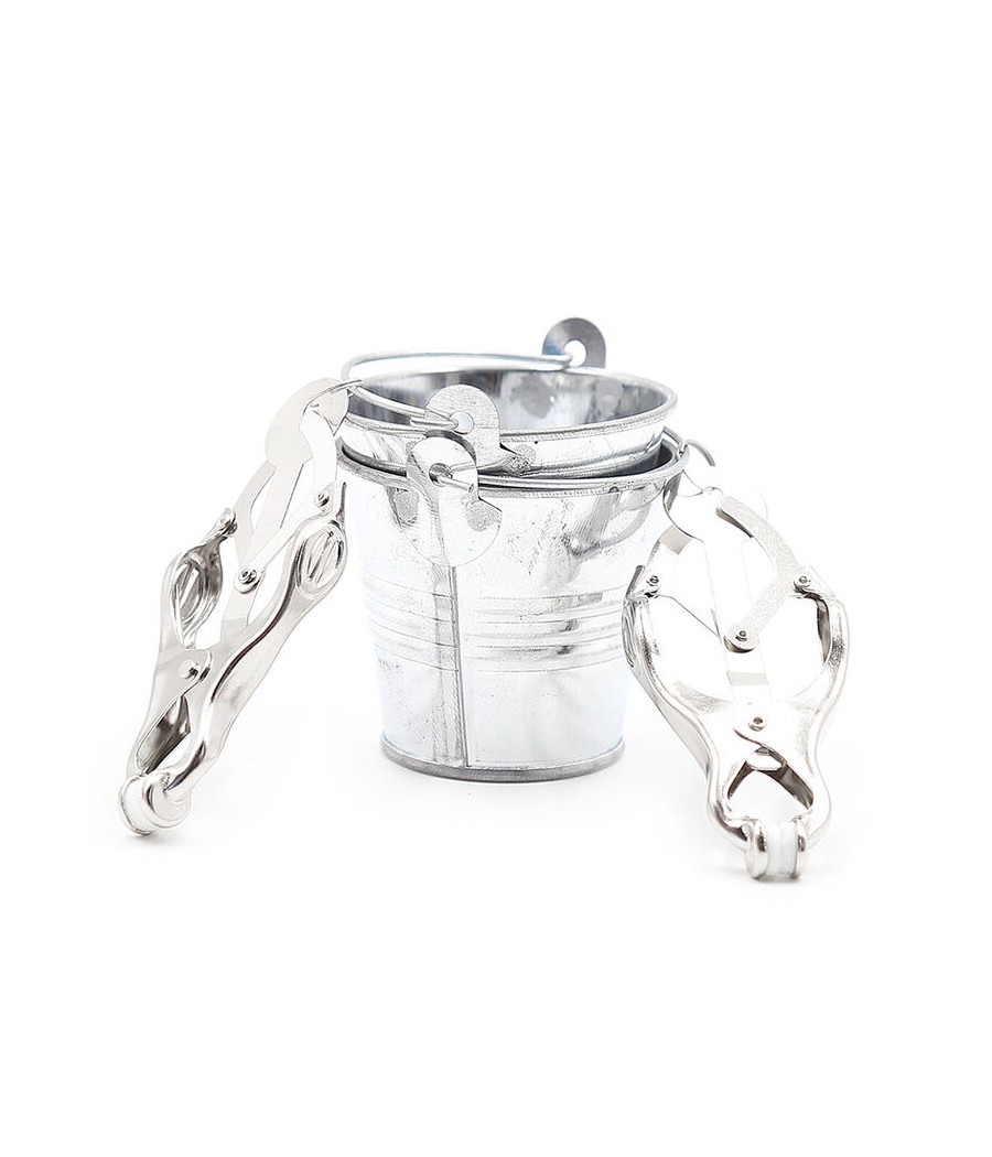 OHMAMA FETISCH NIPPELKLEMMEN MIT EIMER