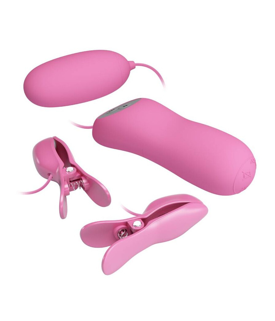 PRETTY LOVE - PINA COM VIBRAO E ELETROSHOCK ROSA