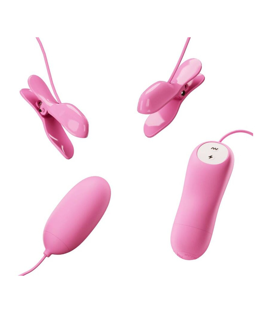 PRETTY LOVE - TWEEZERS WITH VIBRATION AND PINK ELETROSHOCK