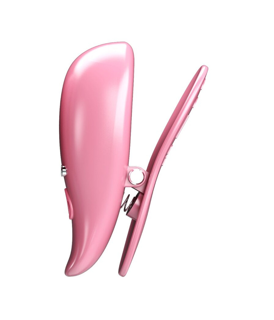 PRETTY LOVE - LEAF VIBRATING NIPPLE CLAMPS PINK
