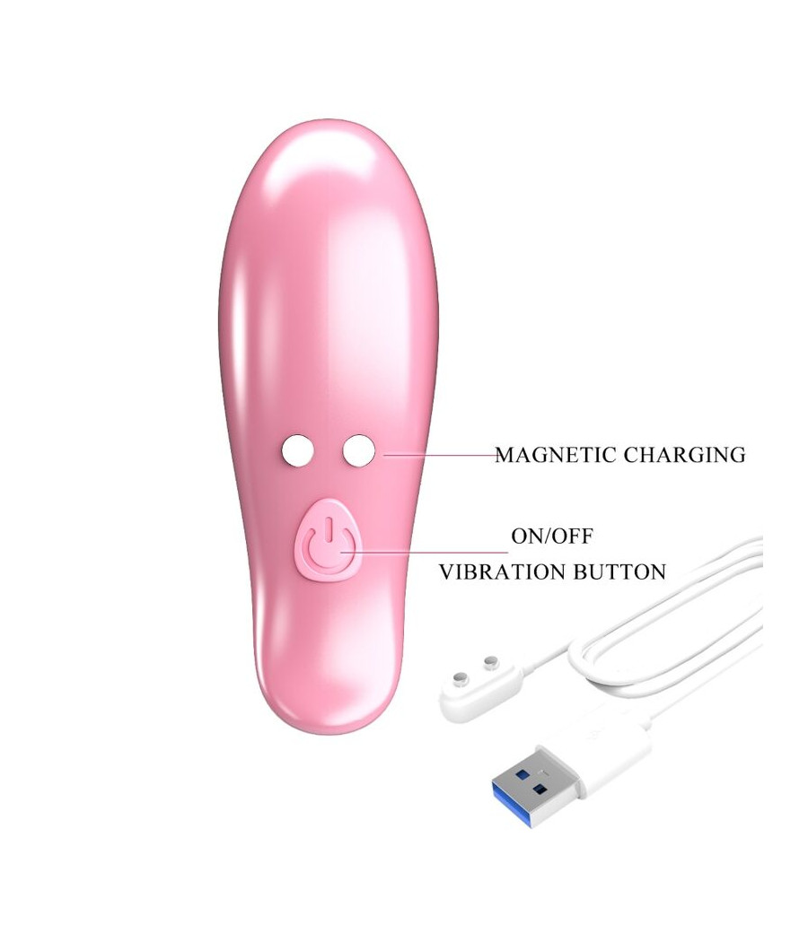 PRETTY LOVE - LEAF PINZAS VIBRATORIAS PARA PEZONES ROSA