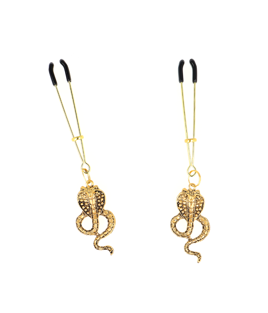 KINK - COBRA PENDANT NIPPLE CLAMPS 6 CM