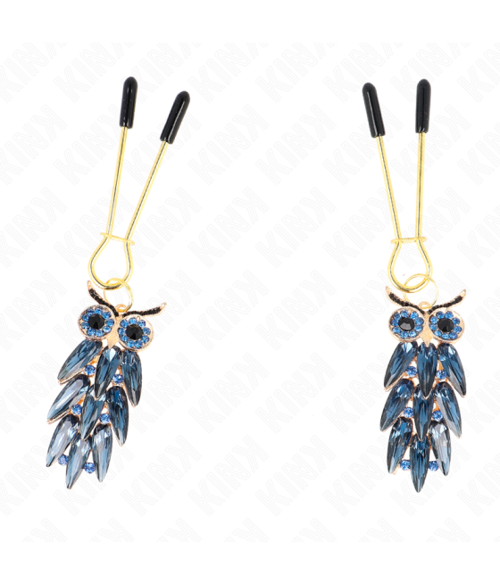 KINK - OWL PENDANT NIPPLE CLAMPS 6 CM