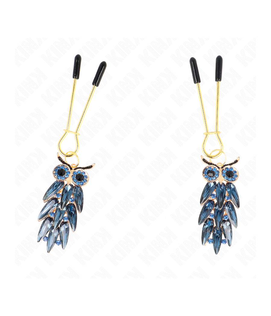 KINK - OWL PENDANT NIPPLE CLAMPS 6 CM