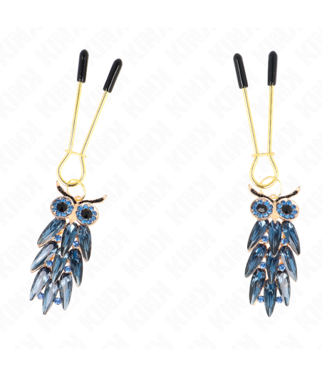 KINK - OWL PENDANT NIPPLE CLAMPS 6 CM