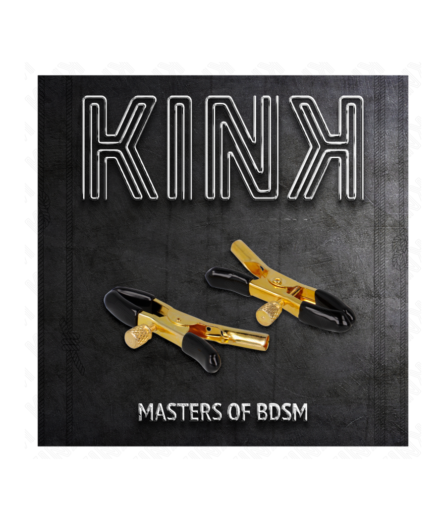 KINK - GOLD NIPPLE CLAMPS 6 CM