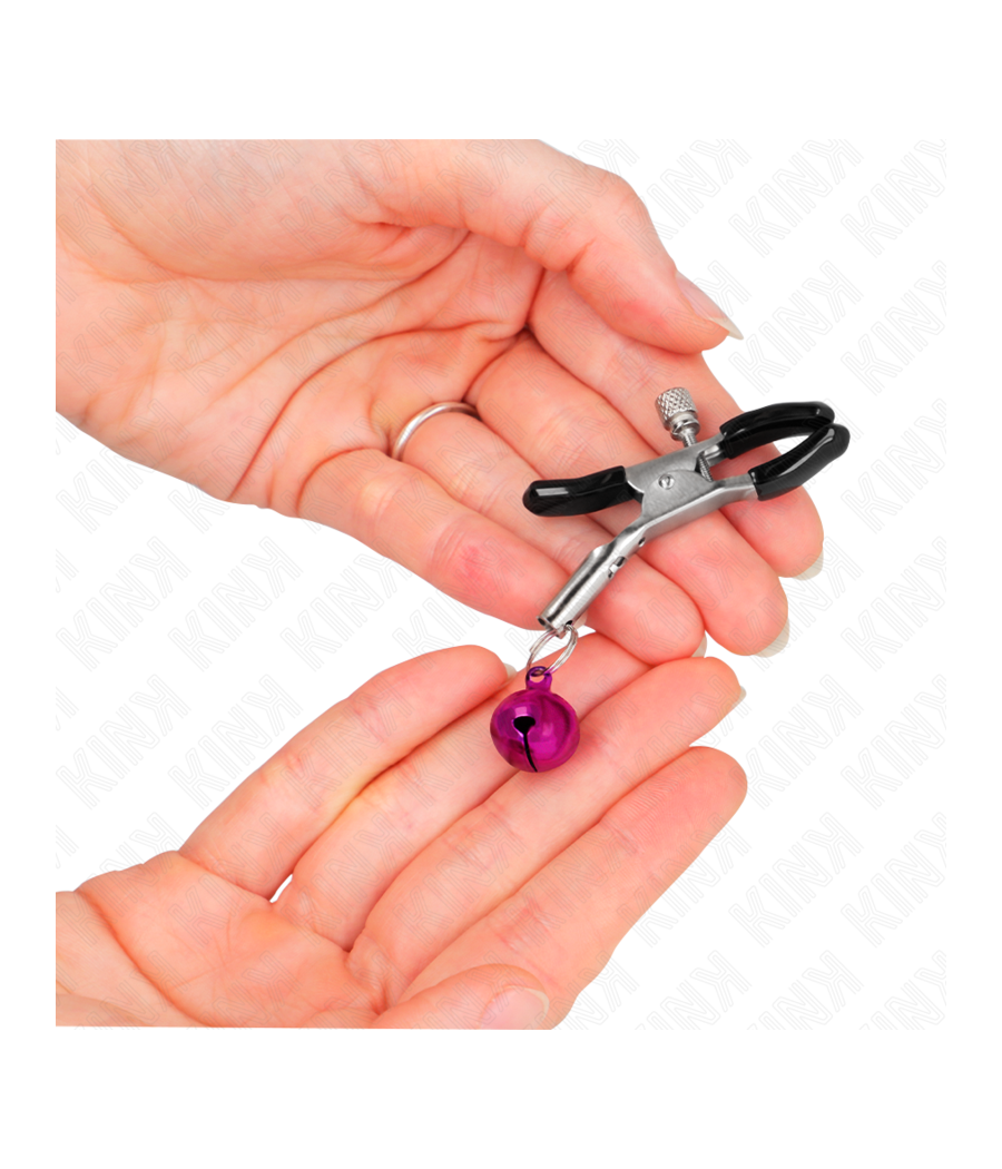 KINK - GRAMPO DE BICO SIMPLES ROXO 6 CM