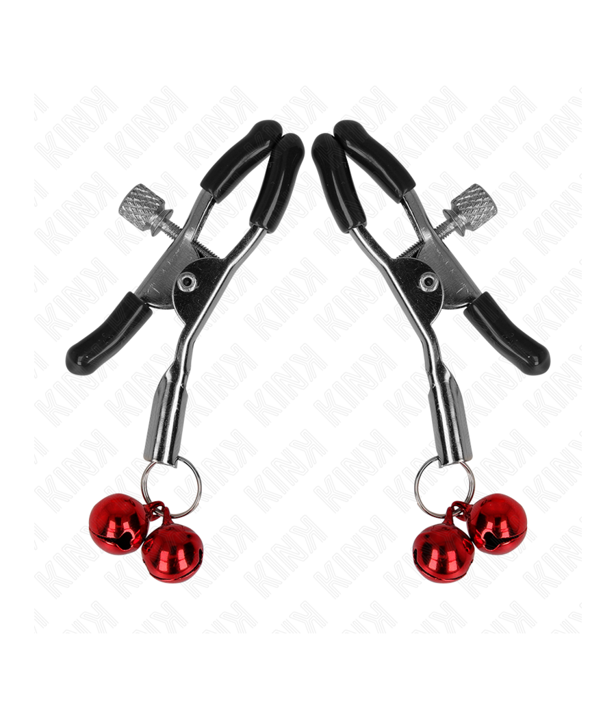 KINK - GRAMPO DE BICO DUPLO SINO VERMELHO 6 CM