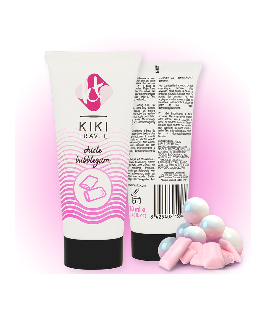 KIKÍ TRAVEL - GOMA DE MORANGO LUBRIFICANTE 50 ML