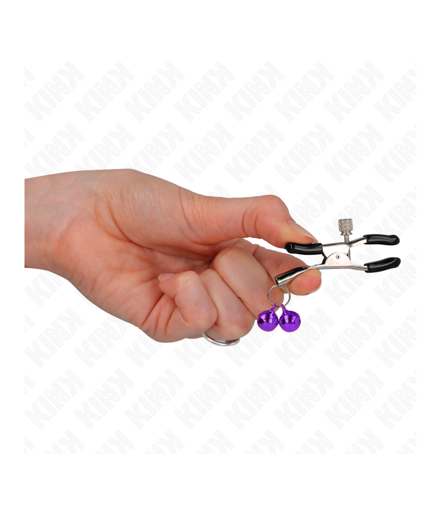 KINK - PINCE À METON DOUBLE CLOCHE VIOLET 6 CM