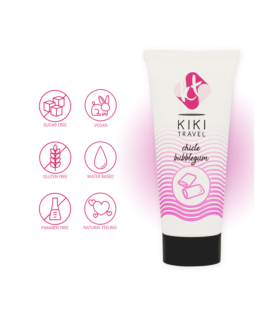 KIKÍ TRAVEL - BUBBLEGUM LUBRICANT 50 ML