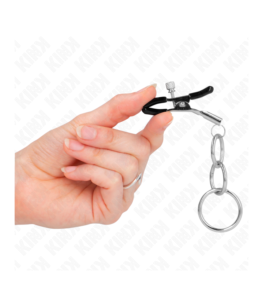 KINK - PINZAS PARA PEZONES CON 3 AROS 6 CM