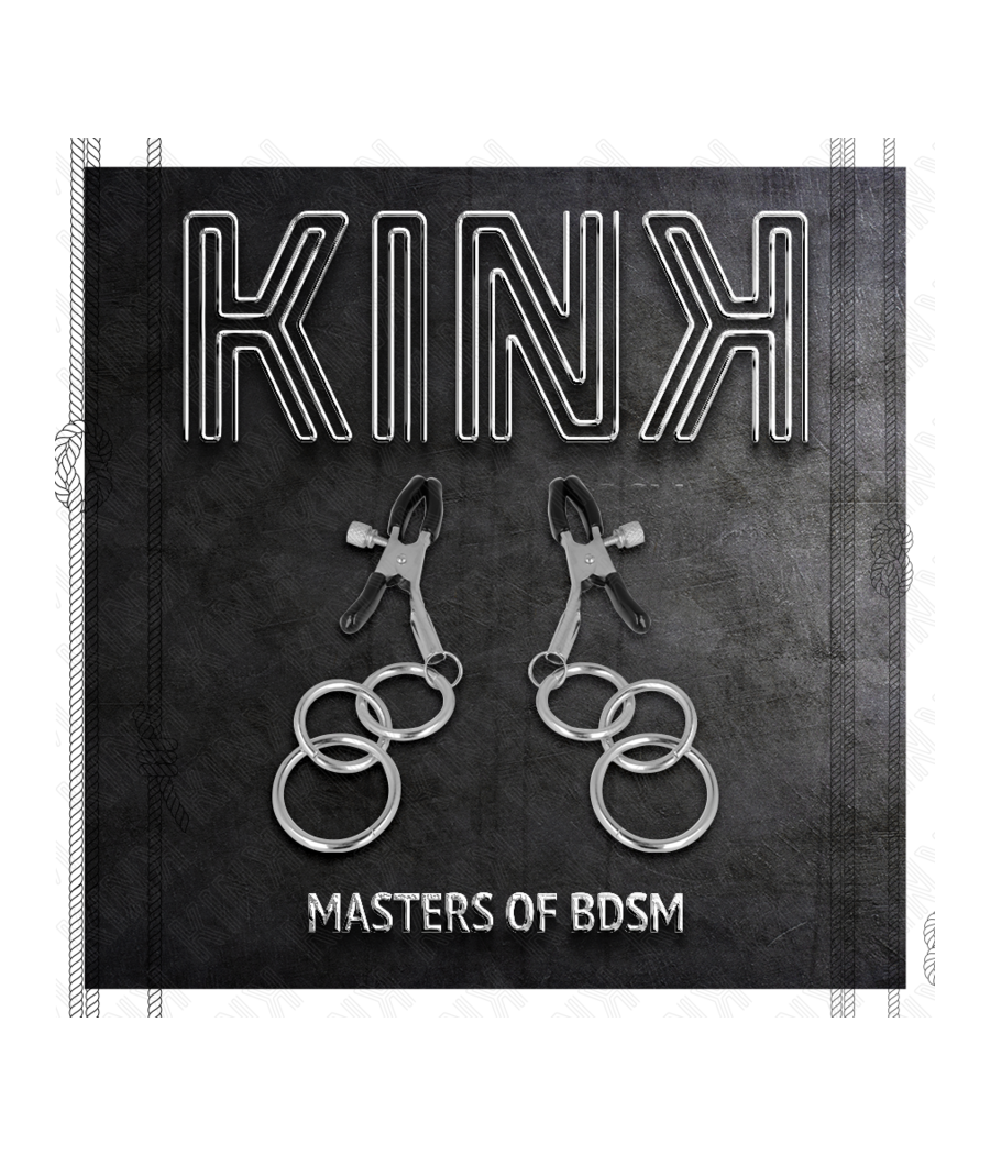 KINK - 3 O-RING NIPPELKLEMMEN 6 CM