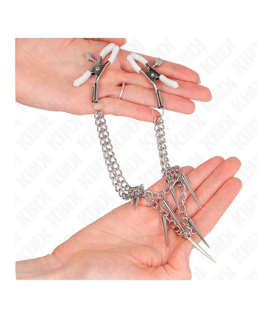 KINK - PINZE PER CAPEzzoli CON CATENE A SPUNTE 30 CM