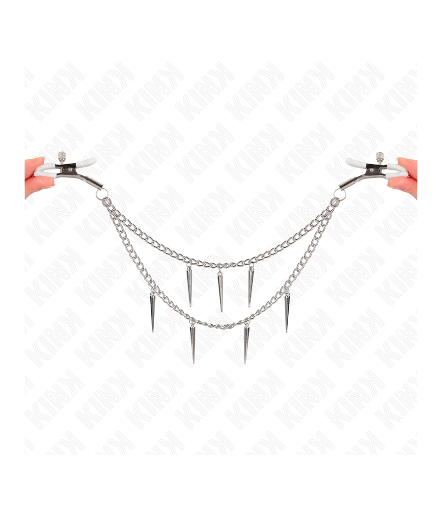 KINK - PINZE PER CAPEzzoli CON CATENE A SPUNTE 30 CM