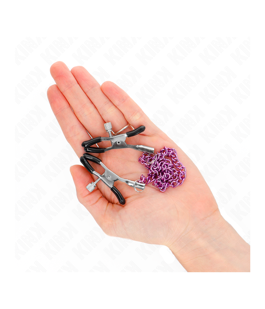 KINK - PINCES À METON CHAÎNE VIOLET 30 CM