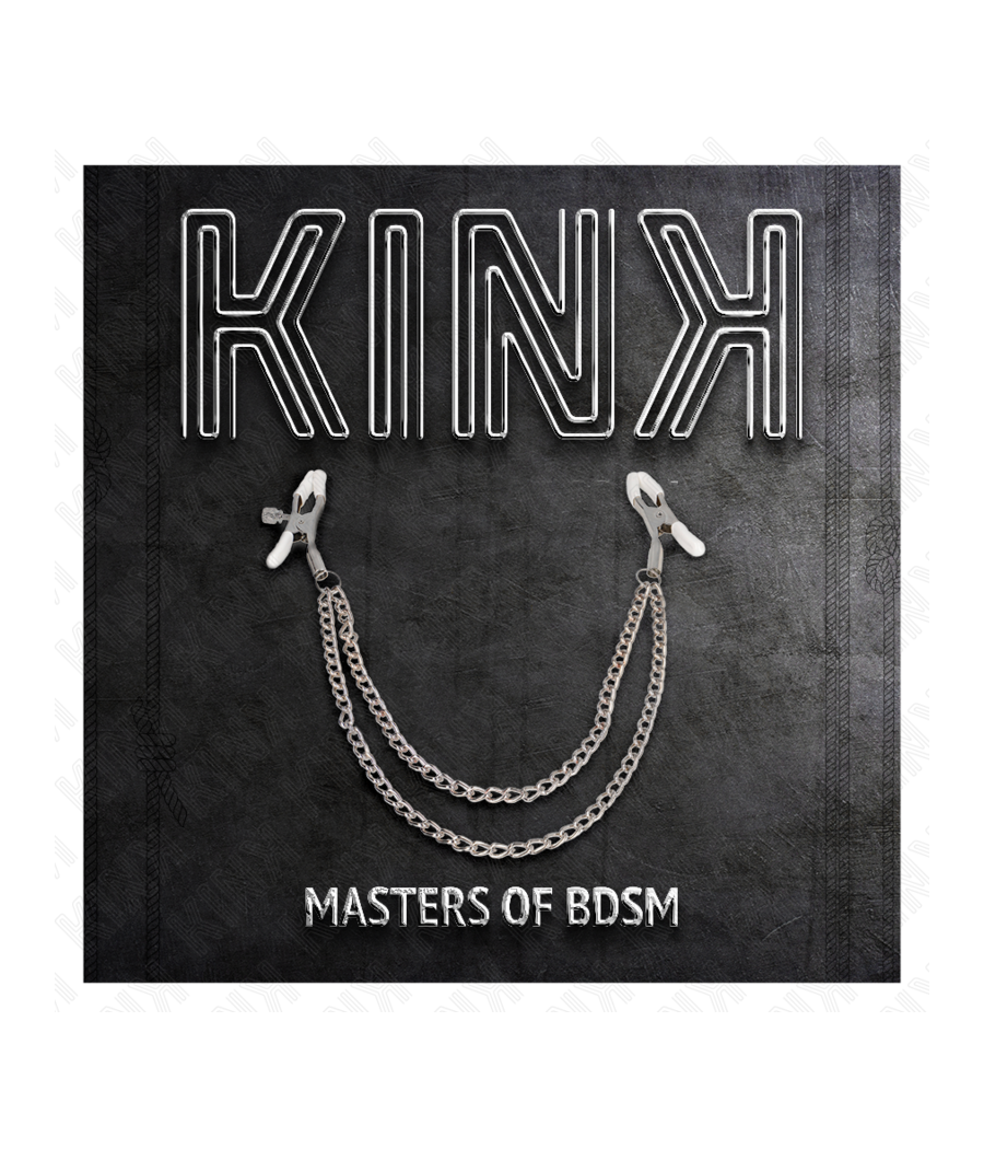 KINK - PINCES À METELIER AVEC 2 CHAÎNES FINES ARGENT 20/23 CM