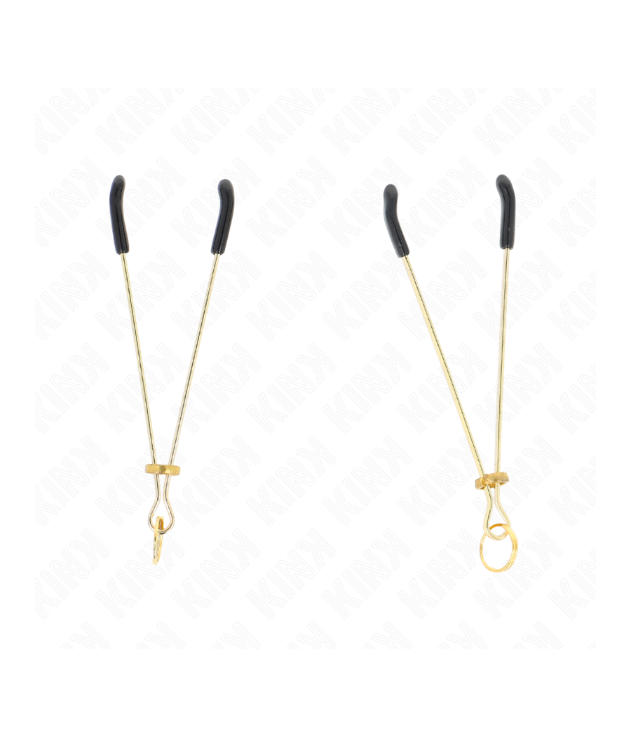 KINK - PINÇAS FINAS OURO 7 CM
