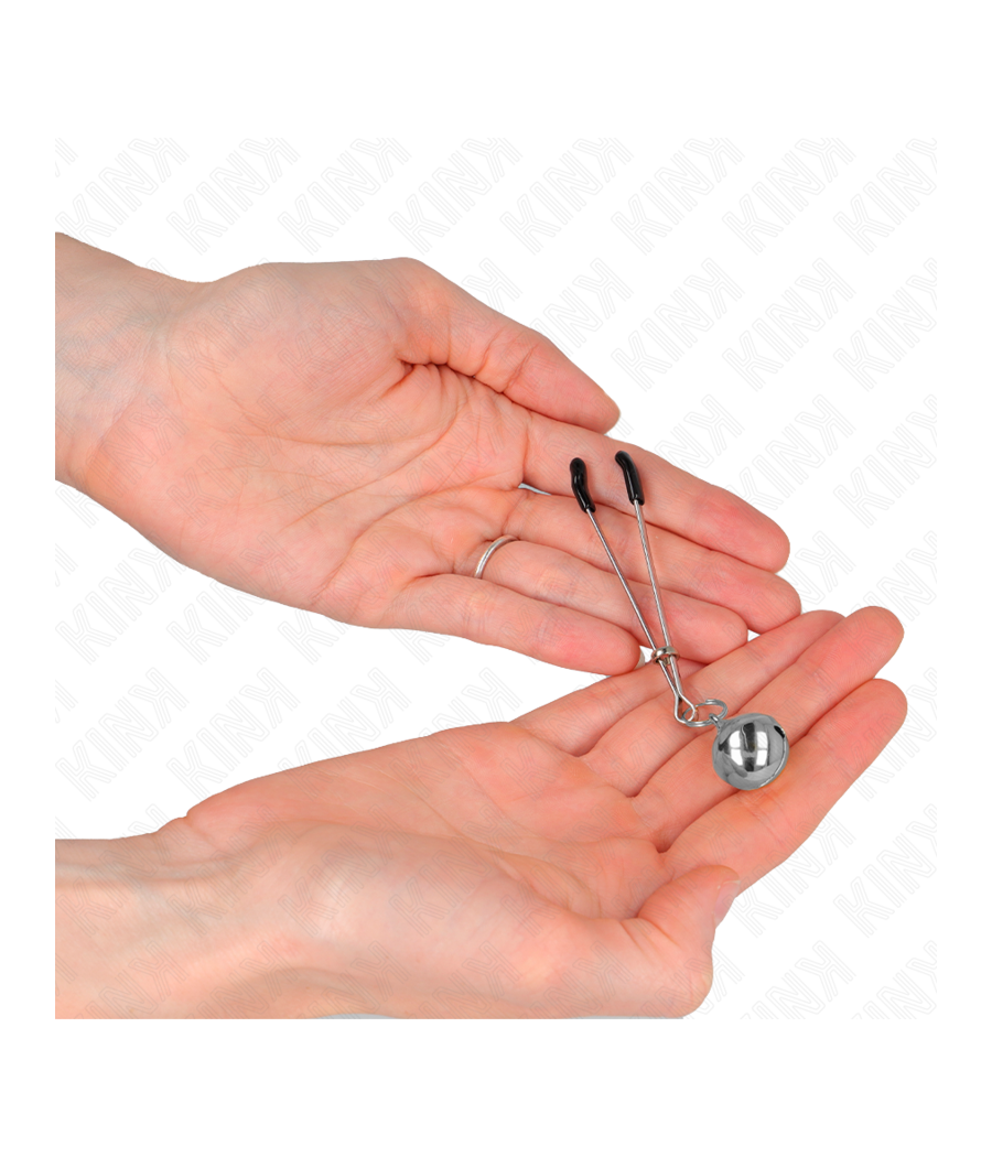 KINK - PINZE PER CAPEZZOLI A CAMPANA SOTTILE ARGENTO 7 CM